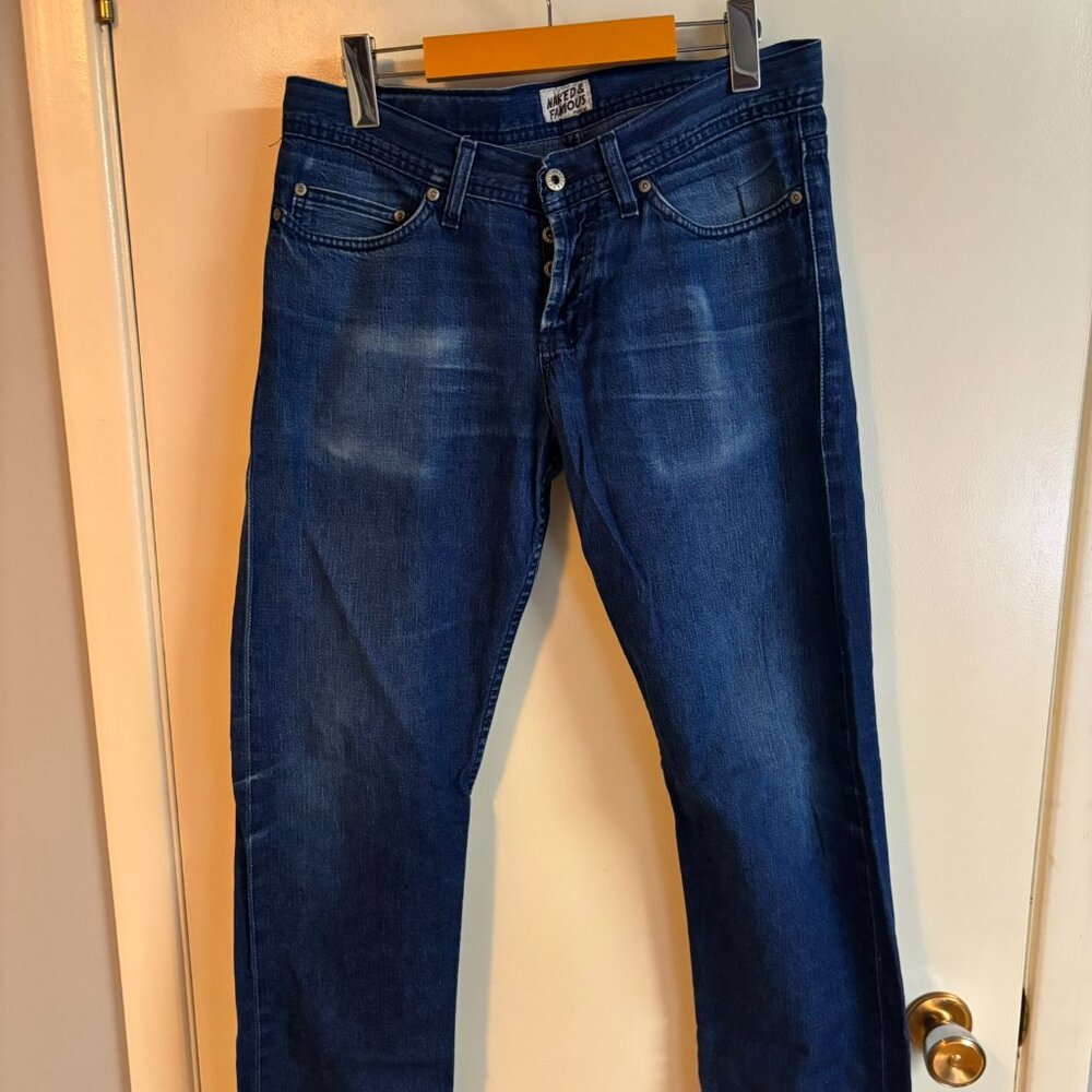 Naked & Famous Dungaree Selvedge (Weird Guy) – Size 32